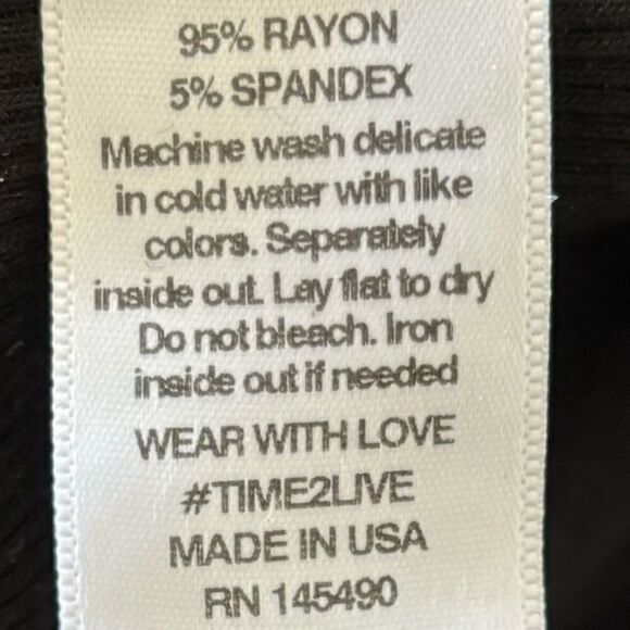 Electric & Rose Gamble Midi Black Dress Bodycon Size M - Picture 12 of 13